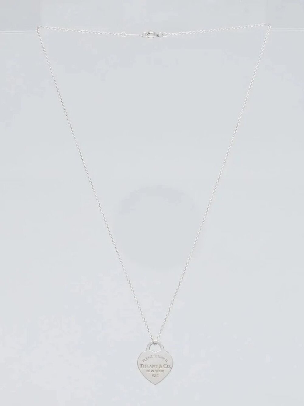 Tiffany & Co. Sterling Silver Return To Tiffany Heart Tag Pendant Necklace - Picture 2 of 7